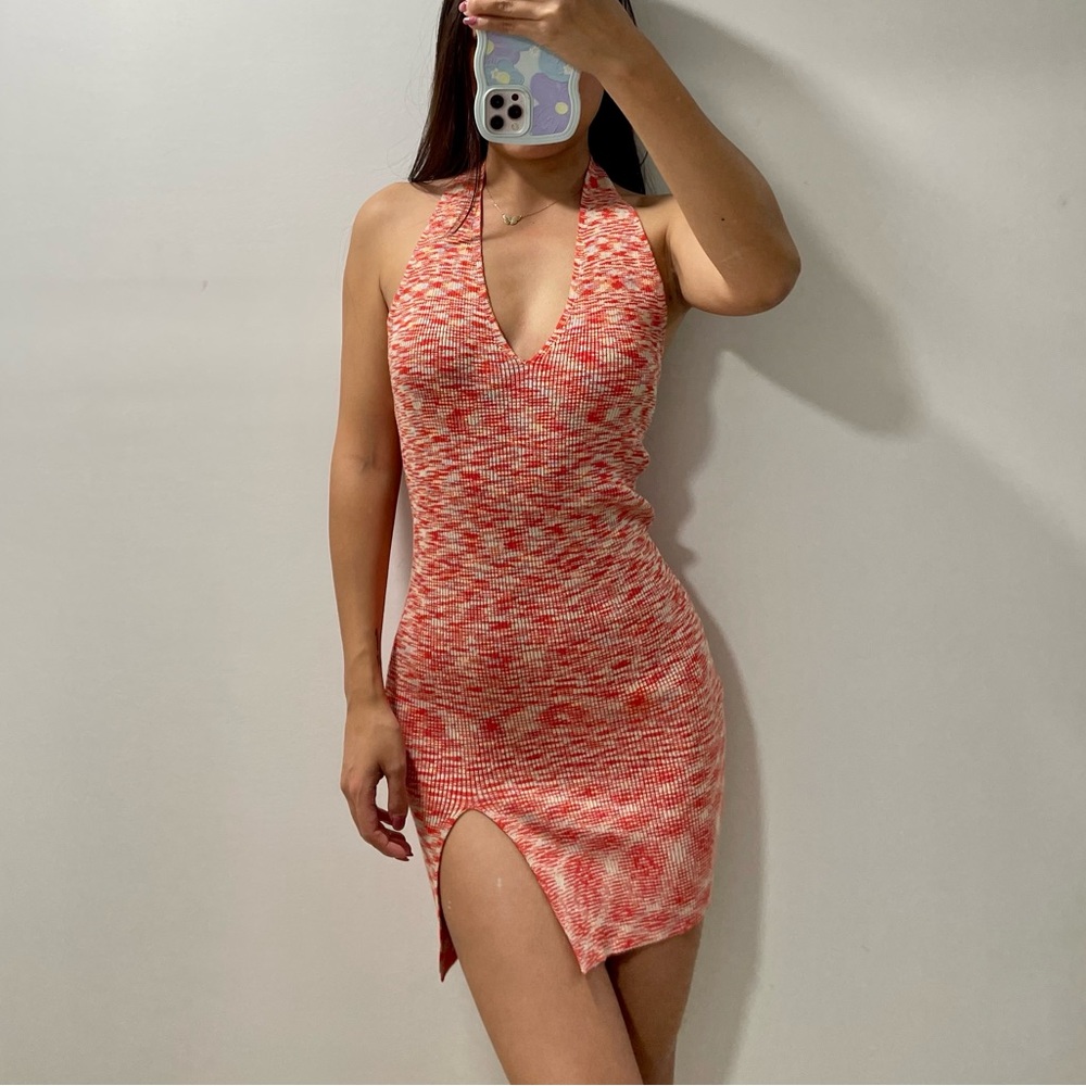 NWT Fashion Nova knitted halter dress